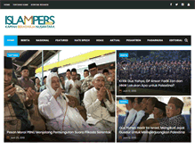 Tablet Screenshot of islampers.com